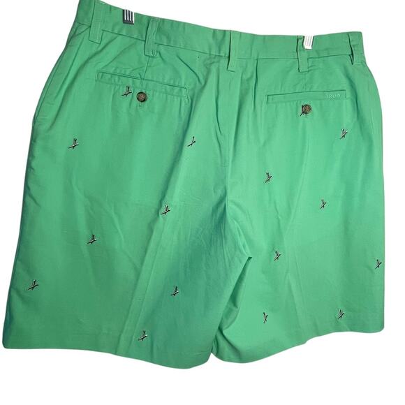 IZOD XFG GREEN GOLF SHORTS 36 Preppy Vacation Resort All-over Golf Tees - Picture 2 of 5